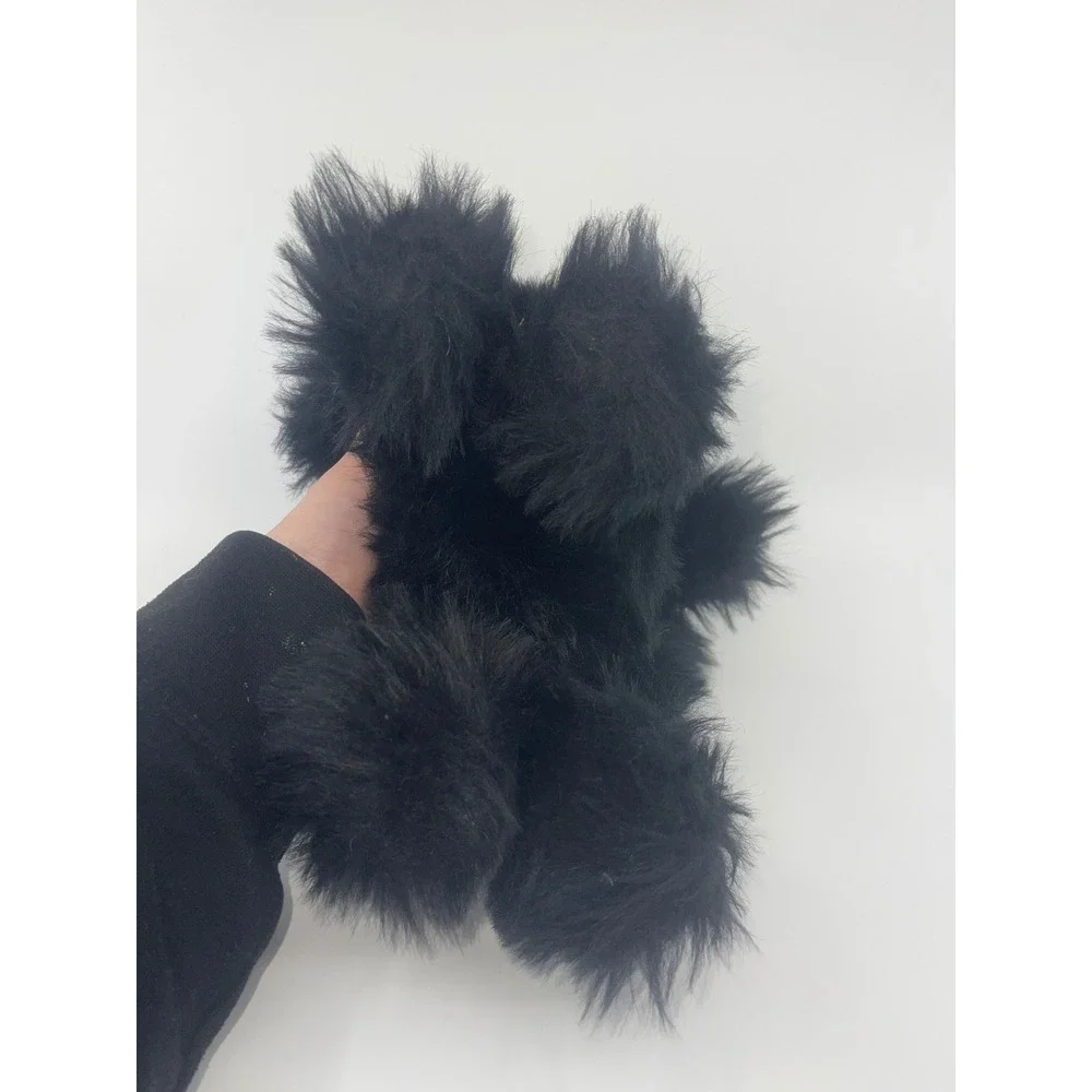 Vtg The Westcliff Collection Black Poodle Plush‎ Toy Red Bows Made in Korea 10